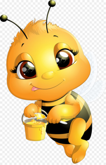 Bee Cartoon Drawing Illustration - Bee 