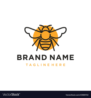 bee icon logo bee icon logo