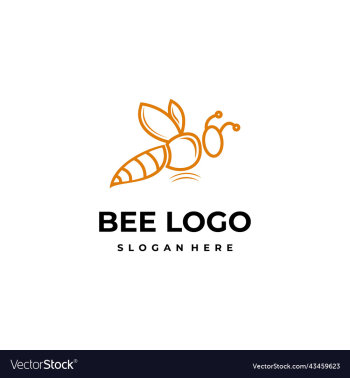bee logo design bee logo design