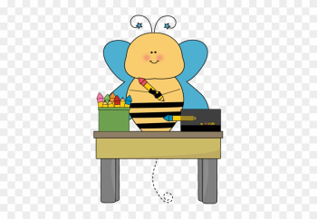 Bee Pencil Monitor - Teacher Bee Clipart