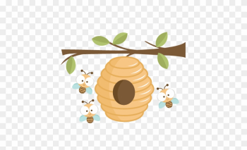 Beehive Bee Hive Clip Art Clipart Image Clip Art Library - Beehive And Tree Clip Art