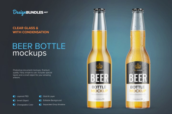 Beer Bottle Mockups Beer Bottle Mockups
