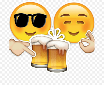 Beer Glasses Emoji Alcoholic drink Beer bottle - beer Beer Glasses Emoji Alcoholic drink Beer bottle - beer