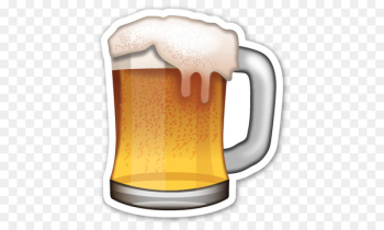 Beer Glasses Emoji Lager Sticker - beer Beer Glasses Emoji Lager Sticker - beer
