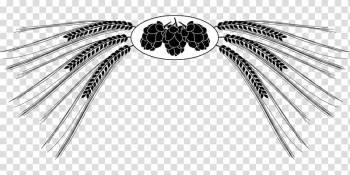 Beer Hops Barley , Black and white wheat transparent background PNG clipart Beer Hops Barley , Black and white wheat transparent background PNG clipart