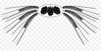 Beer Hops Barley Clip art - Black and white wheat Beer Hops Barley Clip art - Black and white wheat