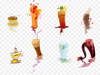 Beer Soft drink Coffee Tea Non-alcoholic drink - Creative drink 