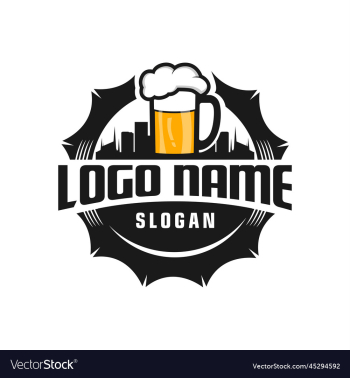 beer vintage logo design