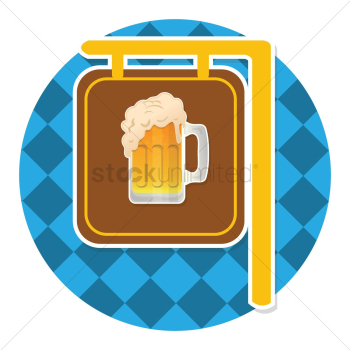 Beer wooden signboard Beer wooden signboard