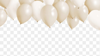 Beige balloon png border, transparent | Free PNG - rawpixel