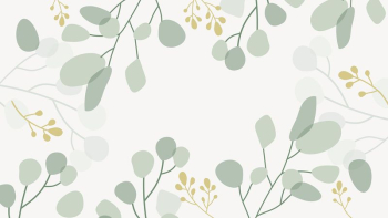 Beige botanical background, leaf border | Free Vector - rawpixel