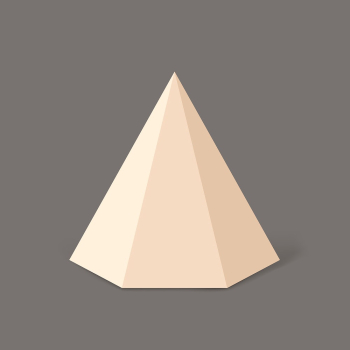 Beige hexagonal pyramid, 3D rendering | Free Vector - rawpixel Beige hexagonal pyramid, 3D rendering | Free Vector - rawpixel