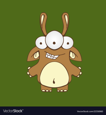 Being character fabulous kind sweet with big vector image Being character fabulous kind sweet with big vector image