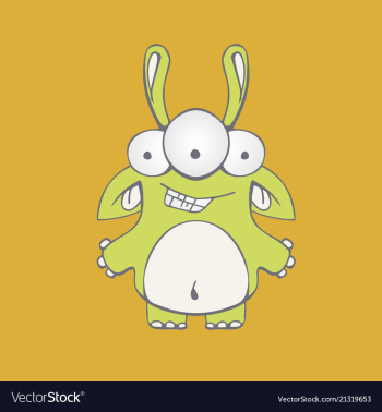 Being character fabulous kind sweet with big vector image Being character fabulous kind sweet with big vector image