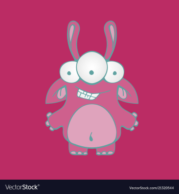 Being character fabulous kind sweet with big vector image Being character fabulous kind sweet with big vector image