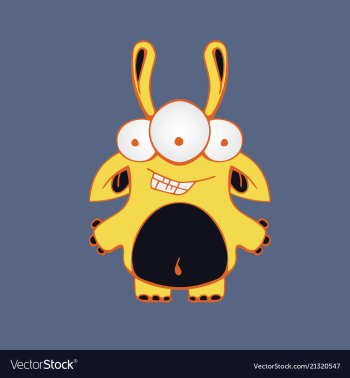 Being character fabulous kind sweet with big vector image Being character fabulous kind sweet with big vector image
