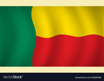 benin flag background