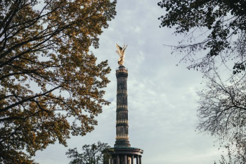 Berlin Victory Column Through Trees Berlin Victory Column Through Trees