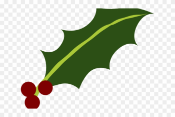Berries Clipart Holly Leaf - Holly Leaf