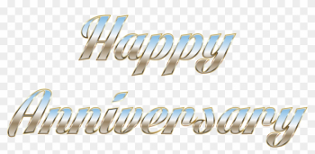 Best Hd Happy Anniversary Typography No Background - Happy Anniversary Png Text