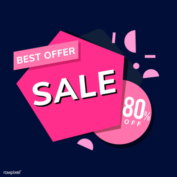 Best offer sale 80% off shop promotion advert.. | Free stock vector - 538266 Best offer sale 80% off shop promotion advert.. | Free stock vector - 538266