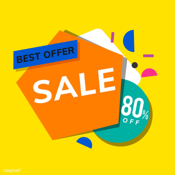 Best offer sale 80% off shop promotion advert.. | Free stock vector - 538280 Best offer sale 80% off shop promotion advert.. | Free stock vector - 538280