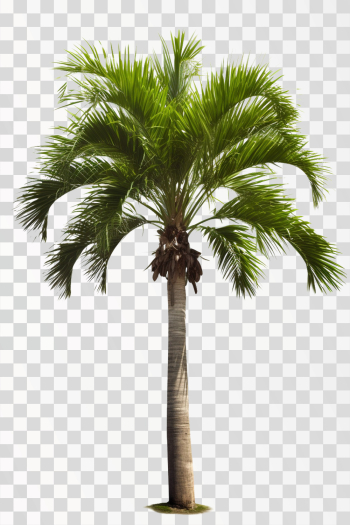 betel palm tree, png transparent background