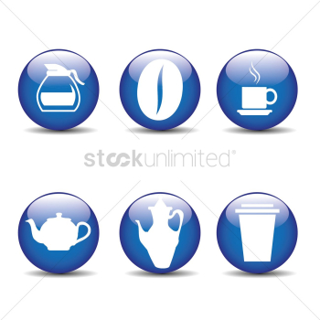 Beverage icons Beverage icons
