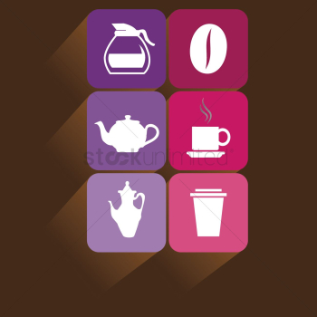 Beverage icons Beverage icons