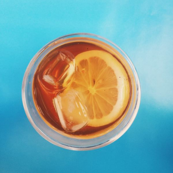 beverage with lemon beverage with lemon