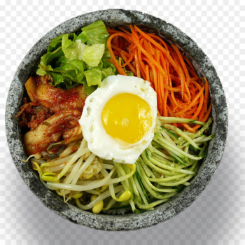 Bibimbap Korean cuisine Cooked rice u571fu934bu98ef Food - Egg Thai 
