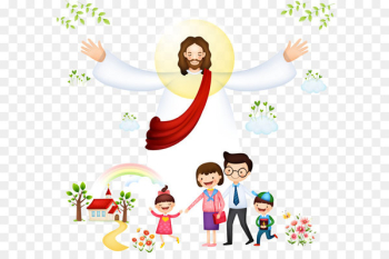 Bible Christianity Clip art - Vector Jesus with children Bible Christianity Clip art - Vector Jesus with children