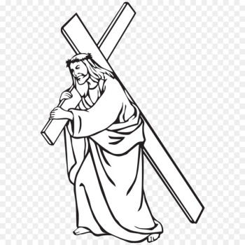 Bible Stations of the Cross Christian cross Carrying of the Cross Clip art - Jesus 