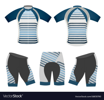 Bicycle apparel sports t-shirt vector image Bicycle apparel sports t-shirt vector image