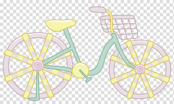 Bicycle, Colored cartoon bike transparent background PNG clipart Bicycle, Colored cartoon bike transparent background PNG clipart