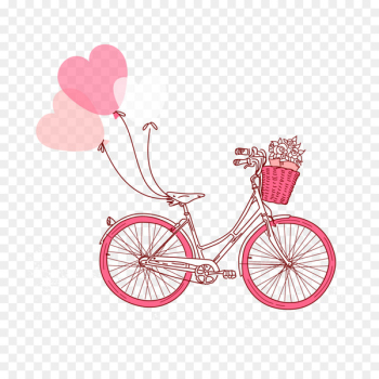 Bicycle Cycling Drawing Cartoon Illustration - cartoon bicycles 