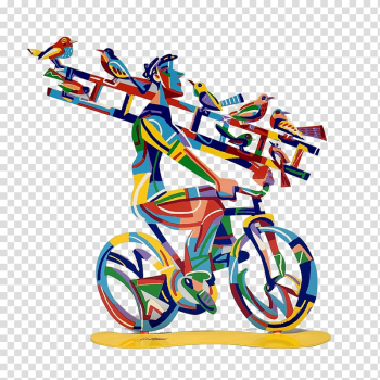 Bicycle Frames Sculpture Art museum, Bicycle transparent background PNG clipart