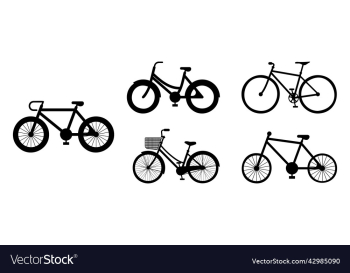 bicycle icon or logo collection bicycle icon or logo collection