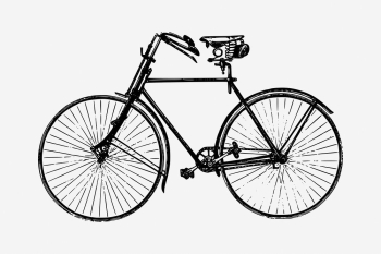 Bicycle, transportation illustration. Free public | Free Photo Illustration - rawpixel