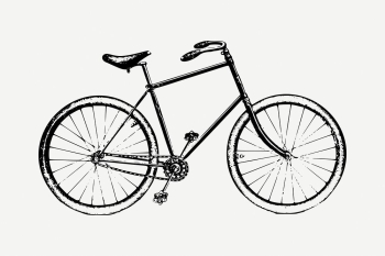Bicycle, transportation illustration psd. Free | Free PSD Illustration - rawpixel
