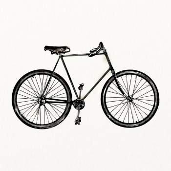 Bicycle watercolor, vehicle illustration, vintage | Free Photo Illustration - rawpixel