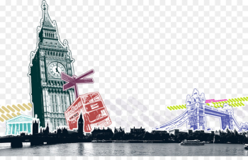 Big Ben Manchester China Study abroad Information - City building illustration 