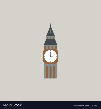 Big ben monument of london big ben vector image Big ben monument of london big ben vector image