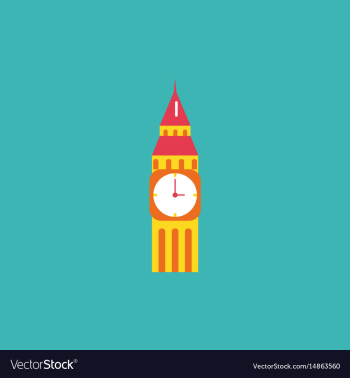 Big ben monument of london big ben vector image Big ben monument of london big ben vector image