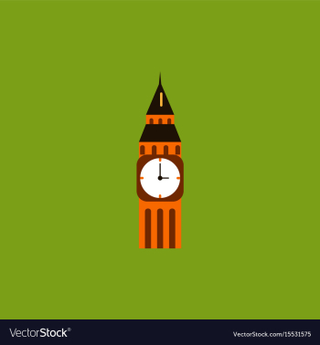 Big ben monument of london big ben vector image Big ben monument of london big ben vector image