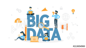 Big data concept illustration Big data concept illustration
