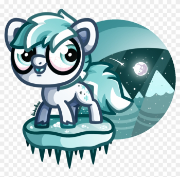 Big Eyes, Black, Blue, Blue Eyes, Blue Hair, Blue Mane, - Cartoon Big Eyes, Black, Blue, Blue Eyes, Blue Hair, Blue Mane, - Cartoon