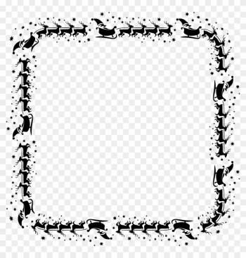 Big Image - Black And White Floral Border