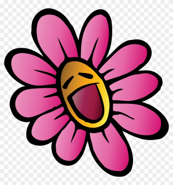 Big Image - Clip Art Happy Flowers