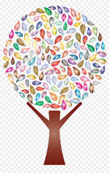 Big Image - Colorful Tree Transparent Background